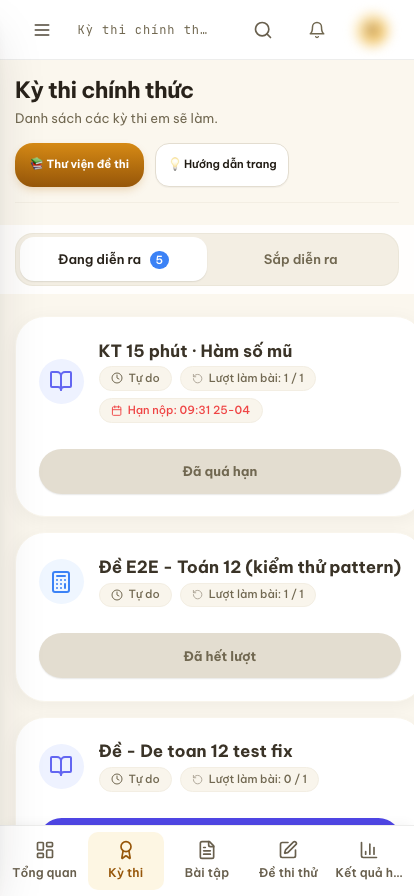 Bắt đầu làm