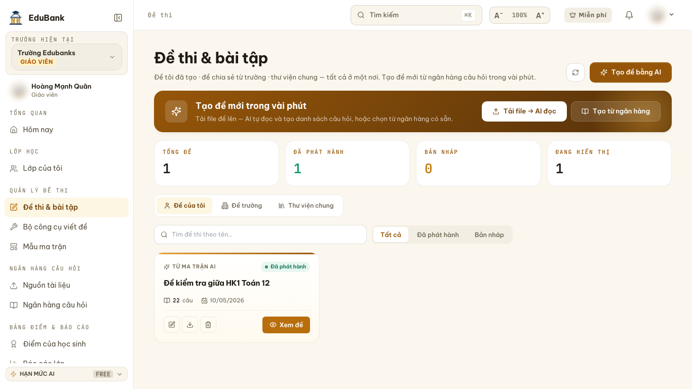 Bản đồ menu bên trái